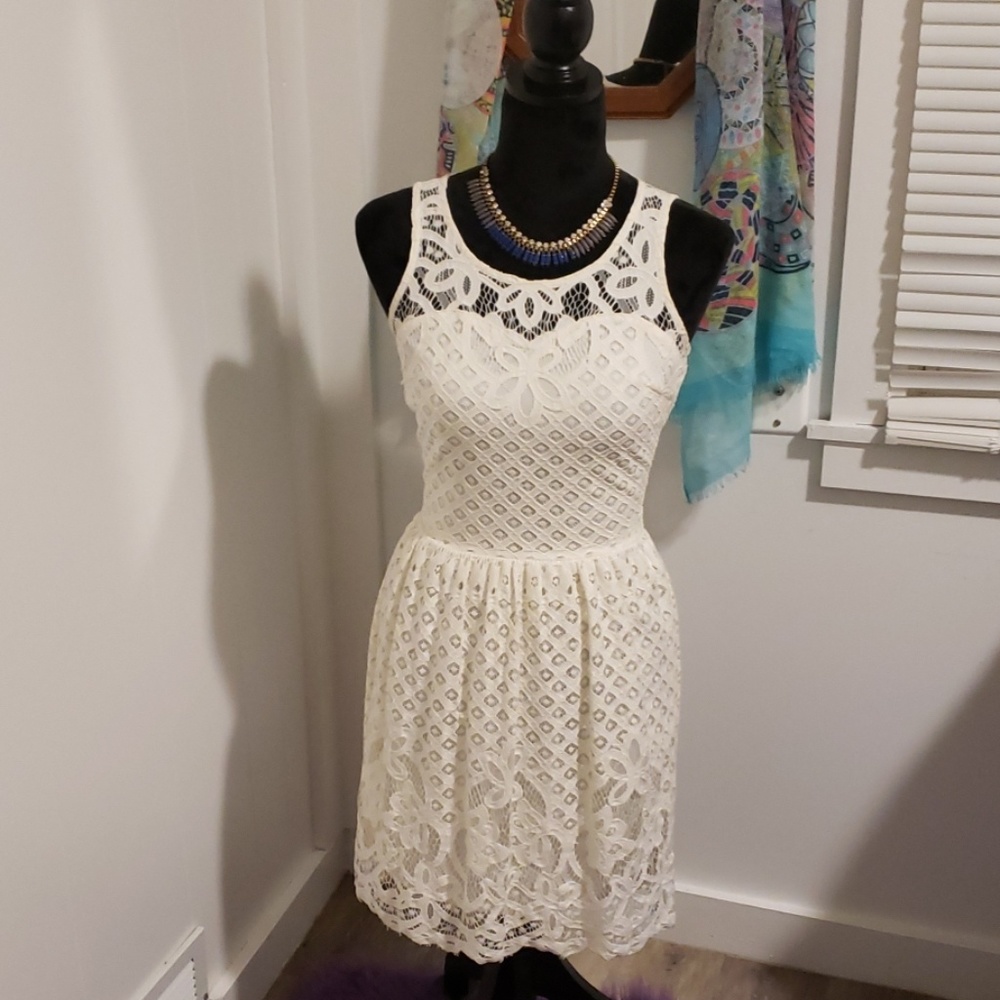 Off white summer dress